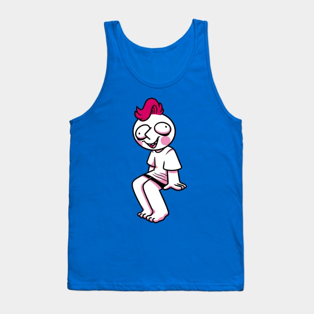 Pink Weirdo Tank Top by Get A Klu Comics